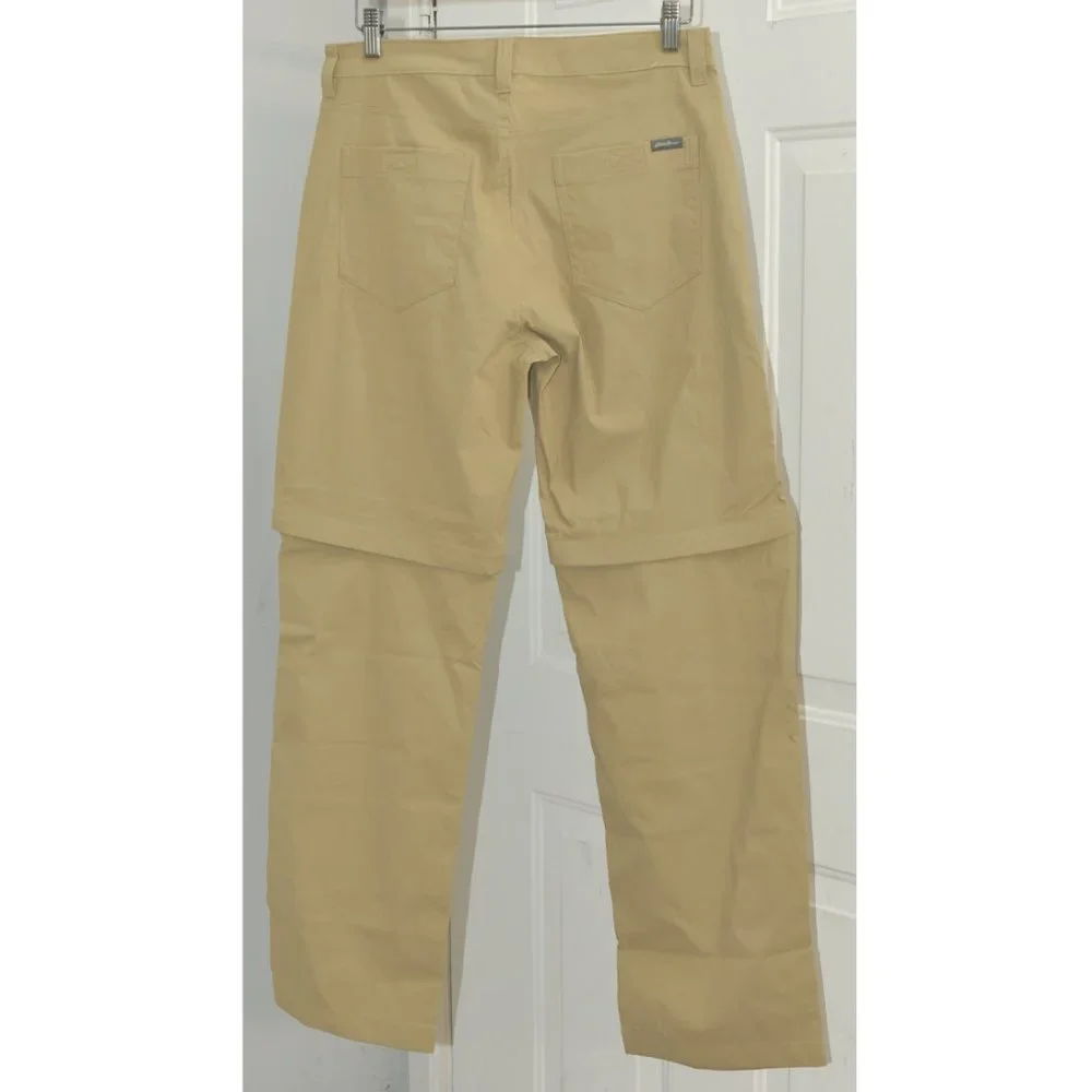 Eddie Bauer Convertible Tech Pants Tan - Picture 3 of 10